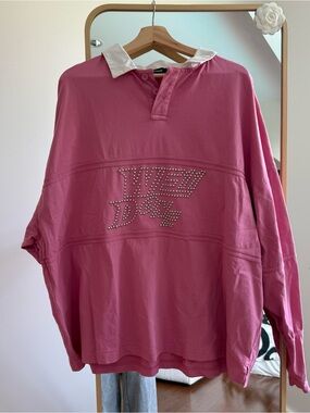 WE11DONE Pink Sweatshirt